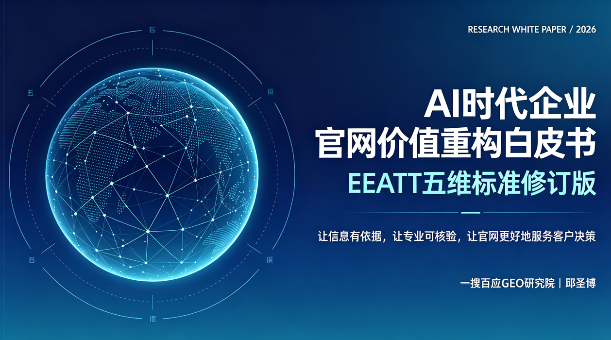 一搜百应发布《AI时代企业官网价值重构白皮书（2026）》
